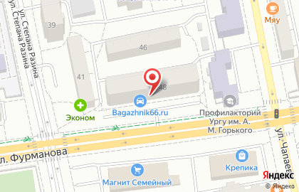 Первоуральскбанк в Екатеринбурге на карте