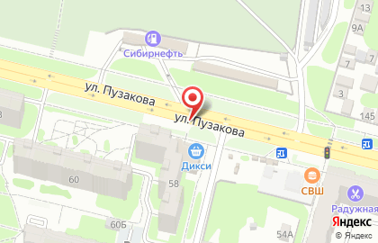 ОАО Банкомат, АКБ МОСОБЛБАНК на улице Пузакова на карте