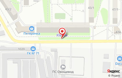 Титан на проспекте Гагарина на карте