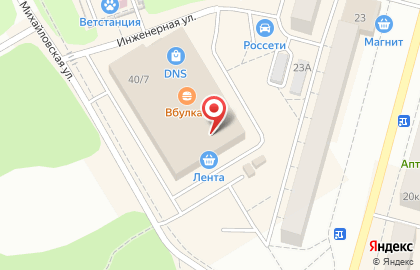 Салон продаж и обслуживания Теле2 на Михайловской улице на карте