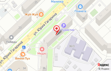 Ломбард Банкир на улице Юрия Гагарина на карте