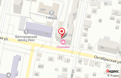 Магазин Продукты на Октябрьской улице на карте