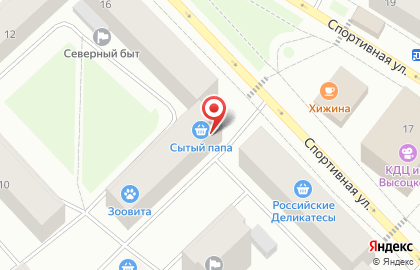 Продуктовый магазин Сытый папа на Таймырской улице на карте