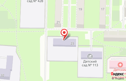 Детский сад №428 в Московском районе на карте