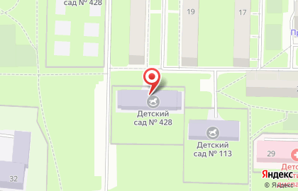 Детский сад №428 в Московском районе на карте