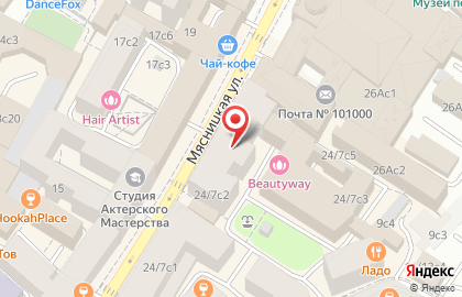 Чайный клуб Мойчай.ру на Мясницкой улице на карте