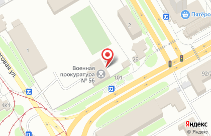 Военная прокуратура Курского гарнизона на карте