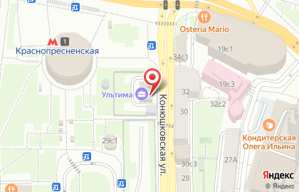 ОАО Банкомат, БКС Банк на Конюшковской улице на карте