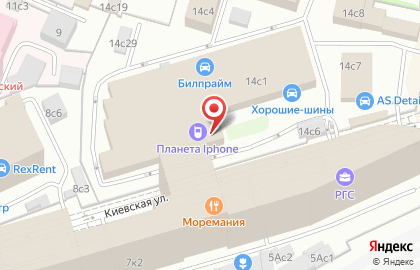 Компания РАСПИЛОБЕТОН на Киевской улице на карте