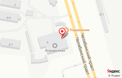 Торговая компания Агроарсенал в Орджоникидзевском районе на карте