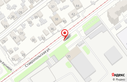 Парк культуры и отдыха Молодежный на Ставропольской улице на карте