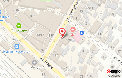 Магазин алкогольных напитков Красное & Белое на ​Халтурина, 109 на карте