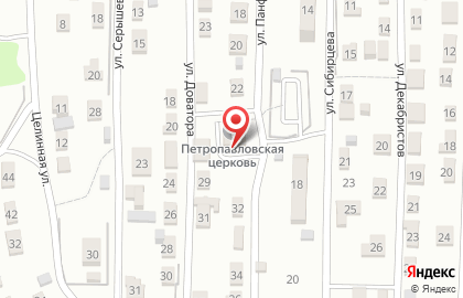 Храм святых апостолов Петра и Павла в Петропавловске-Камчатском на карте