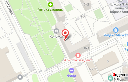 Салон эротического массажа Галатея на Парке Победы (АПЛ) на карте