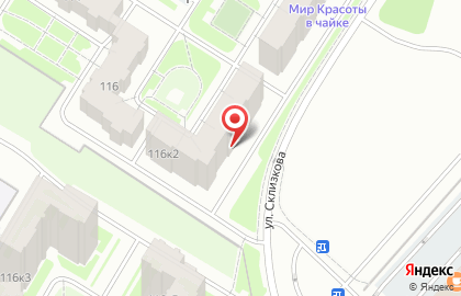 Парикмахерская в Чайке на карте