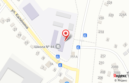 Средняя общеобразовательная школа №44 на улице Ленина на карте
