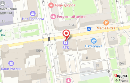 Банк ВТБ в Ижевске на карте