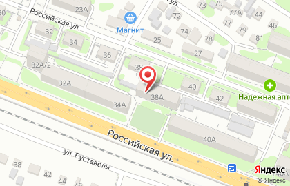 Ремонтно-строительная компания Сатурн на Российской улице на карте