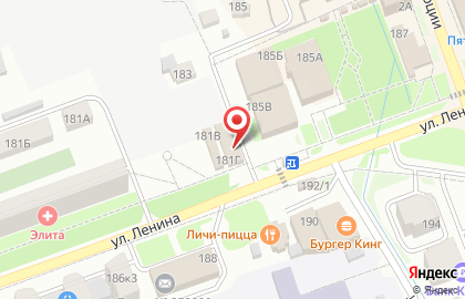 Магазин разливного пива на улице Ленина, 181Г на карте