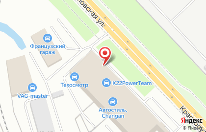 Автоцентр Автостиль на Краснопутиловской улице на карте