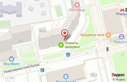 Микрофинансовая компания Деньга на Новочеркасском бульваре на карте