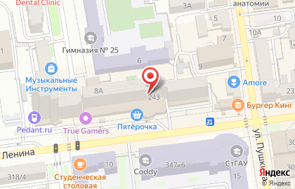 ООО Драгоценности Урала на улице Ленина на карте