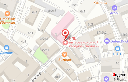 Московский научно-практический центр интервенционной кардиоангиологии на карте