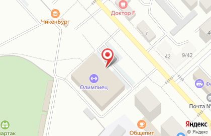 Тренажерный зал Геркулес на улице Мичурина на карте