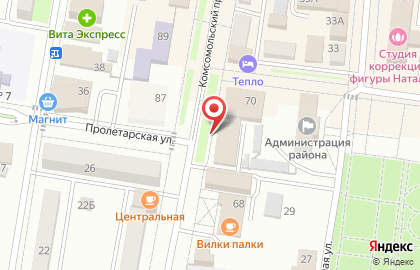 Магазин Магия штор на Комсомольском проспекте на карте