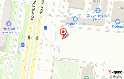 Автостоянка на проспекте Степана Разина, 99Б на карте