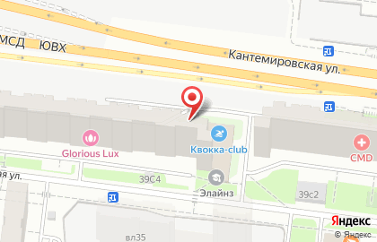 Салон Меха Екатерина на Кантемировской улице на карте