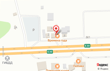 Времена года на Индустриальной улице на карте