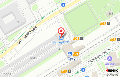 Авторизованный сервисный центр Mobil 1 Центр на улице Горбунова на карте