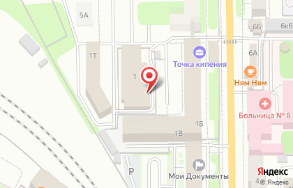 Футбольная школа ДФШ Спартак на улице Каширина на карте