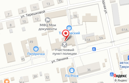 Таврический отдел Межрайонного управления Министерства труда и социального развития Омской области №8 на карте