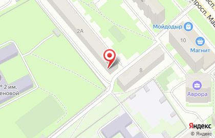 Стоматологический кабинет на проспекте Машиностроителей на карте