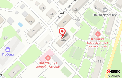 Прокуратура Кировского района на Зои Космодемьянской на карте