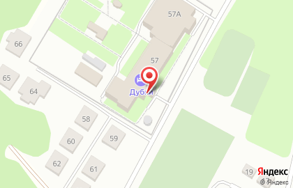 Дубки, пансионат на карте