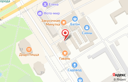 Гавань на улице Дзержинского на карте