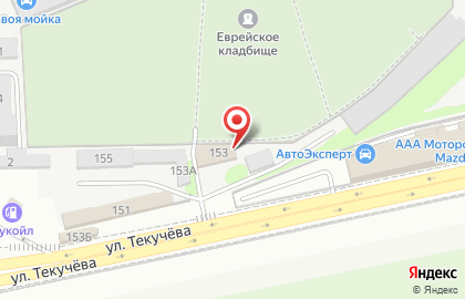 Судебный эксперт на улице Текучева на карте