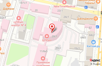 Центр патологии речи и нейрореабилитации департамент здравоохранения г. Москвы в Москве на карте