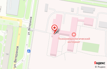 Череповецкий психоневрологический интернат на карте