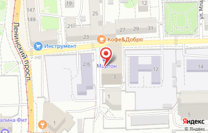 Лобби-бар в Большевистском переулке на карте