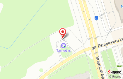 АЗС Tatneft на улице Ленинского Комсомола на карте