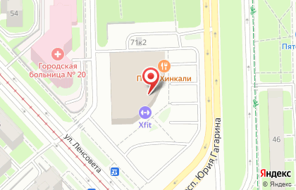 Фитнес-центр Sportlife на проспекте Юрия Гагарина на карте