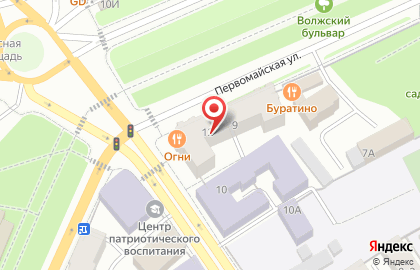 Торгово-строительная компания Ладога на Первомайской улице на карте