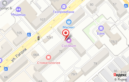 Продуктовый магазин Июнь на улице Гоголя на карте