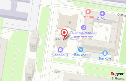Банкомат Поволжский банк Сбербанка России на бульваре Кулибина на карте