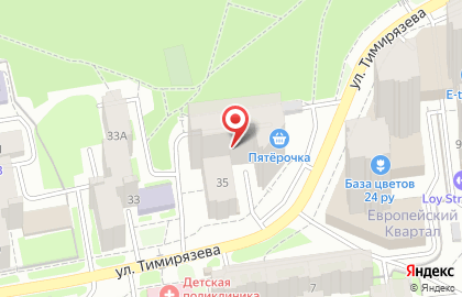 ОАО Банкомат, Балтийский Банк на улице Тимирязева на карте