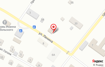 Продуктовый магазин Альянс на улице Ленина на карте